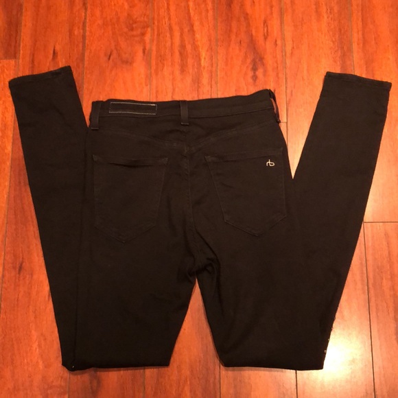 Rag & Bone Dive Studded Black Skinny Jean - Picture 10 of 14